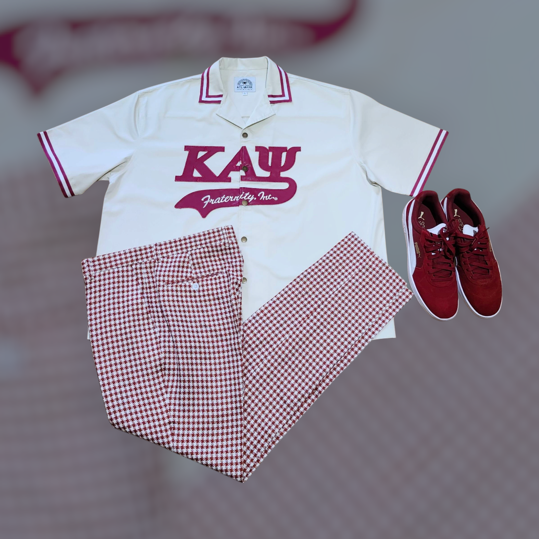 EXCULSIVE -Kappa Alpha Psi Short sleeve Twill shirt