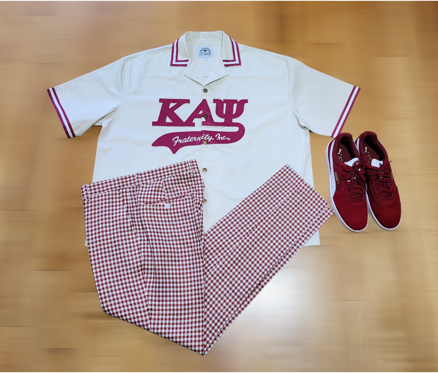 EXCULSIVE -Kappa Alpha Psi Short sleeve Twill shirt