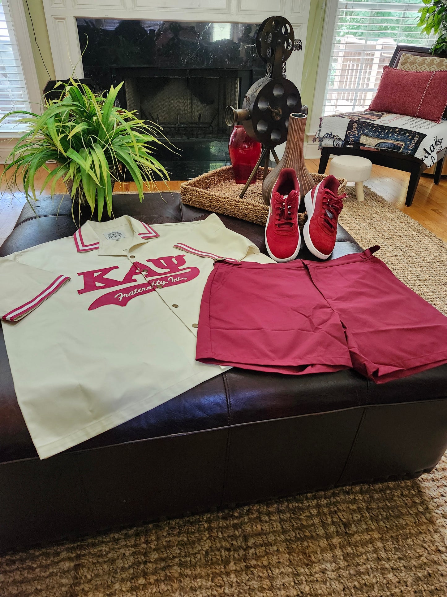 EXCULSIVE -Kappa Alpha Psi Short sleeve Twill shirt