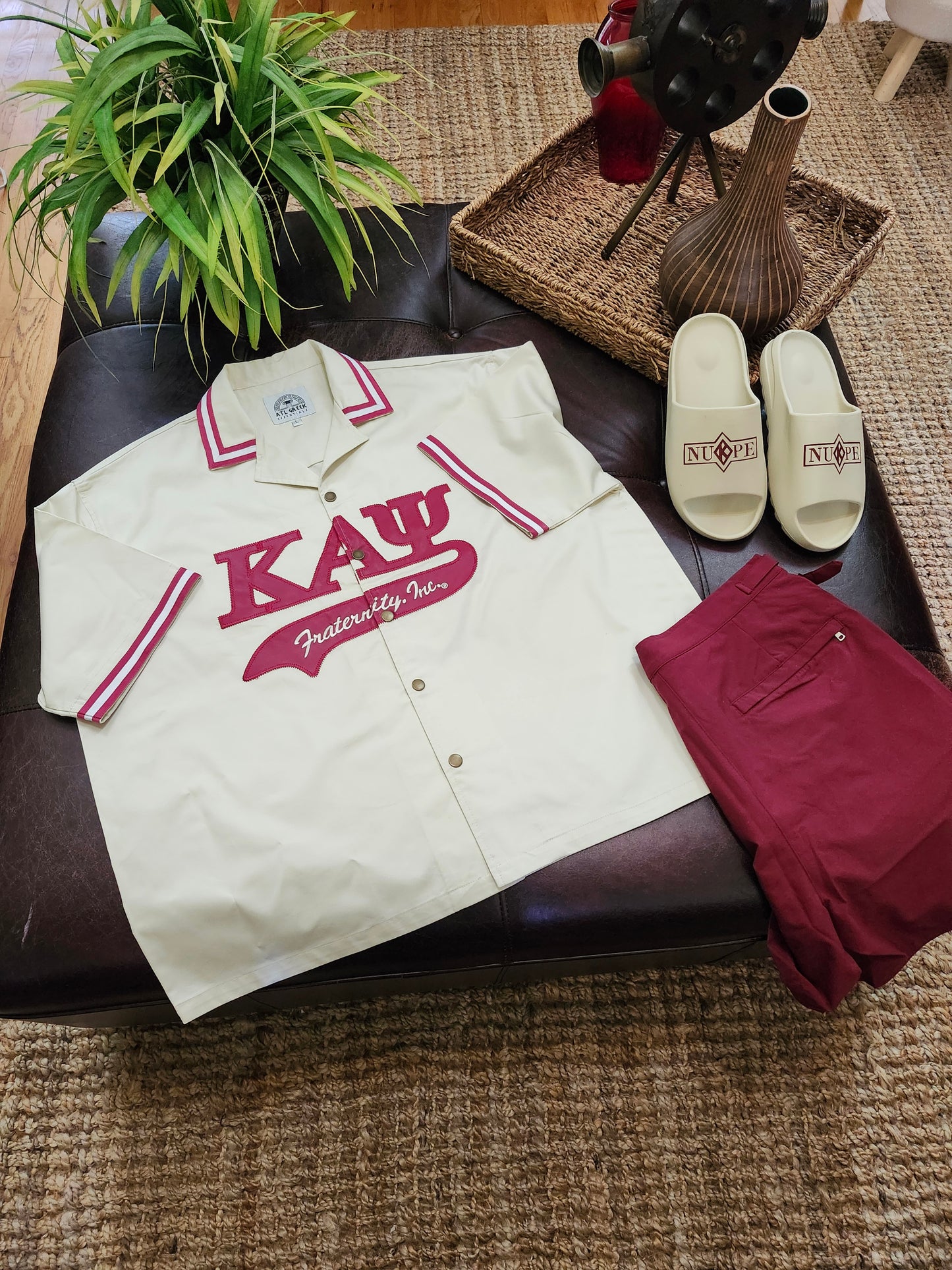 EXCULSIVE -Kappa Alpha Psi Short sleeve Twill shirt
