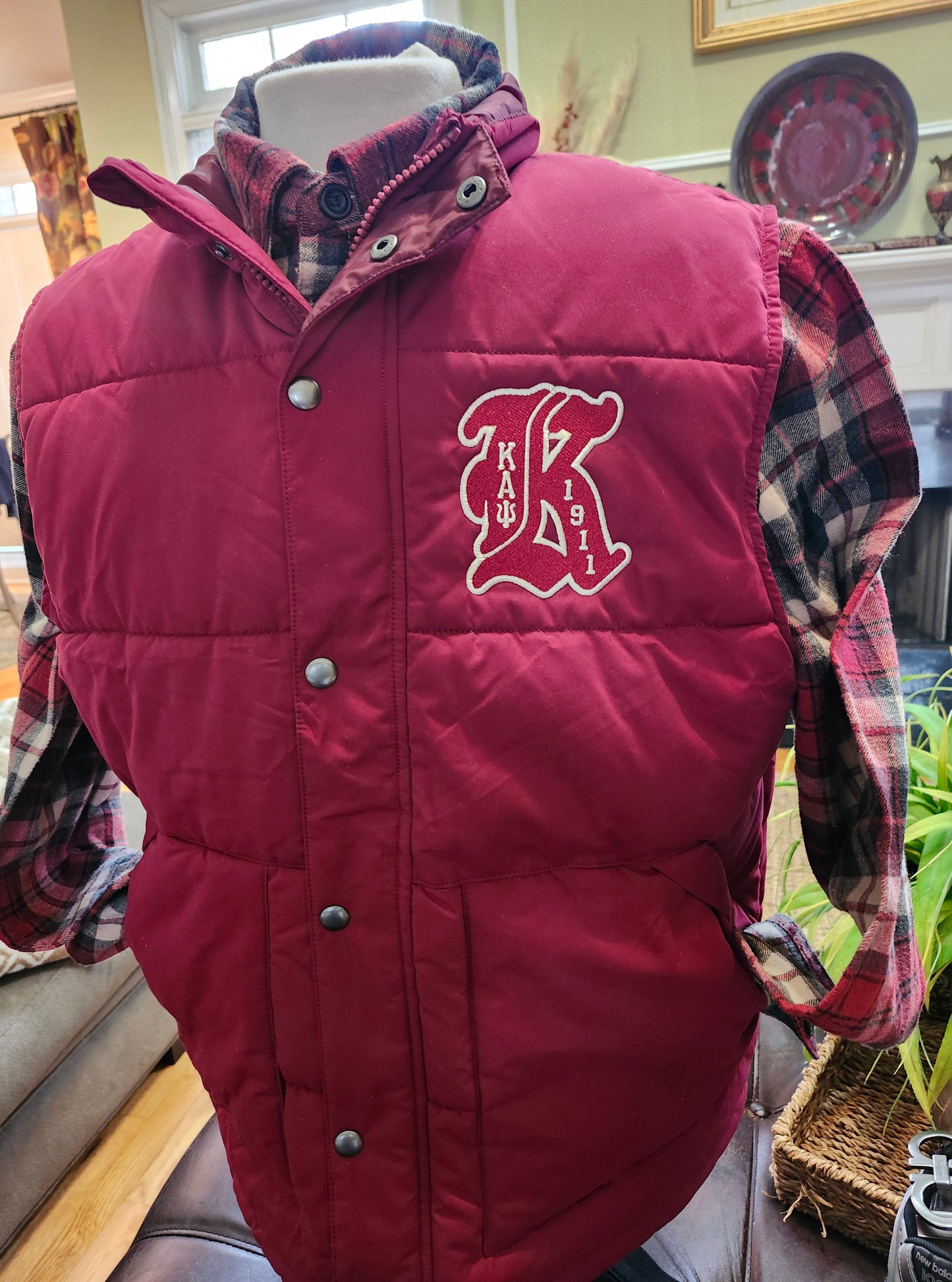 Kappa Alpha Psi Cursive K Puff Vest