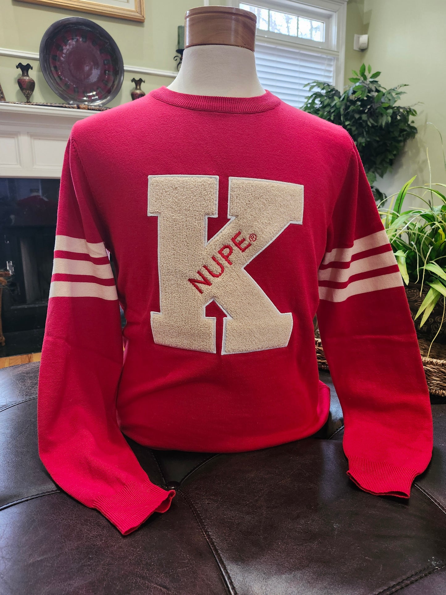 Chenille K Knit Sweater