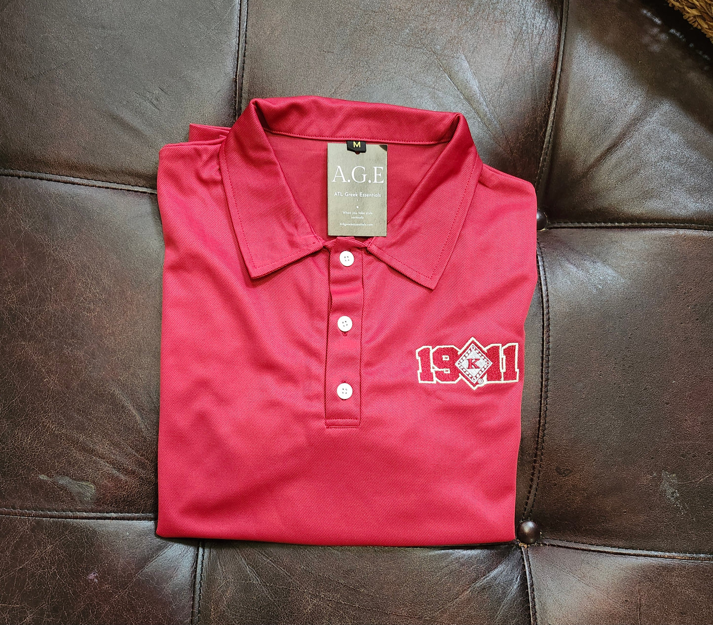 Krimson 1911 Long Sleeve Golf Shirt