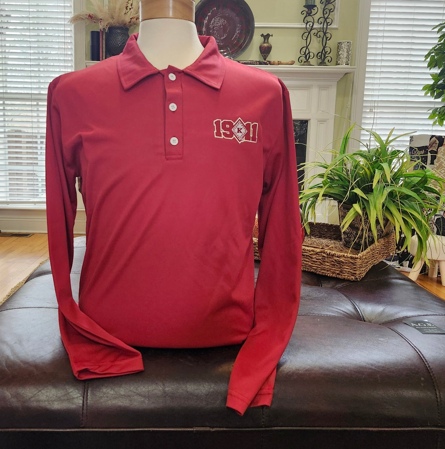 Krimson 1911 Long Sleeve Golf Shirt