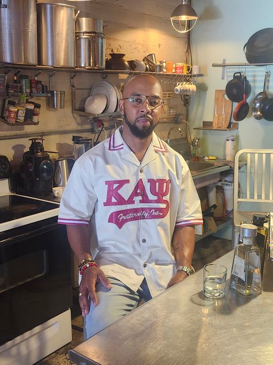 EXCULSIVE -Kappa Alpha Psi Short sleeve Twill shirt