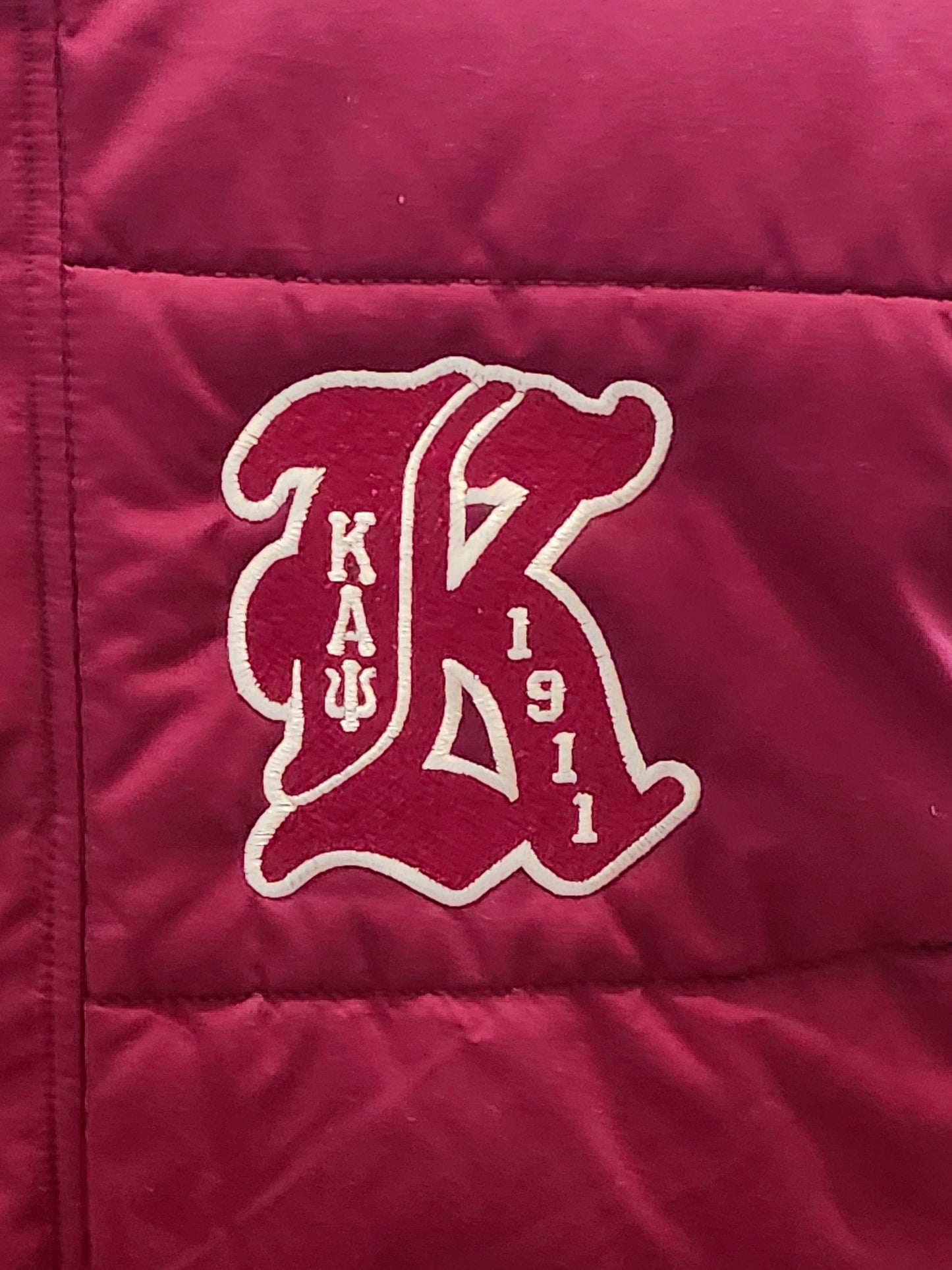 Kappa Alpha Psi Cursive K Puff Vest
