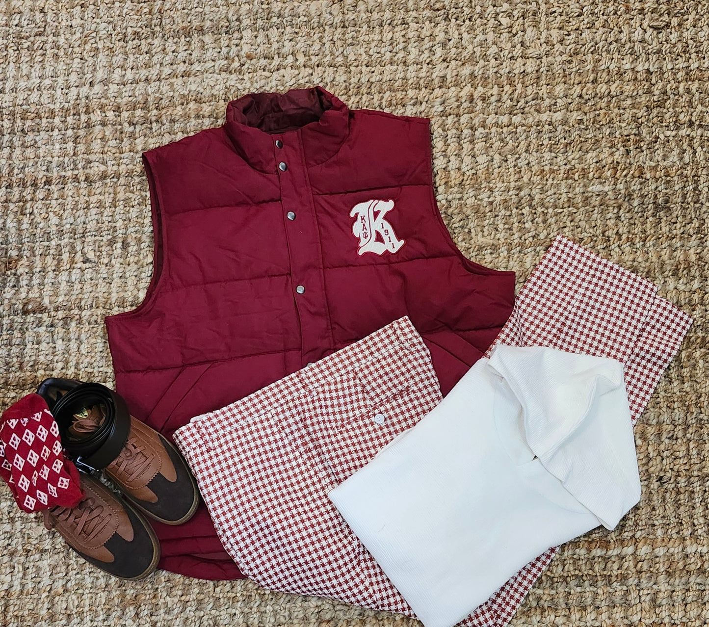 Kappa Alpha Psi Cursive K Puff Vest