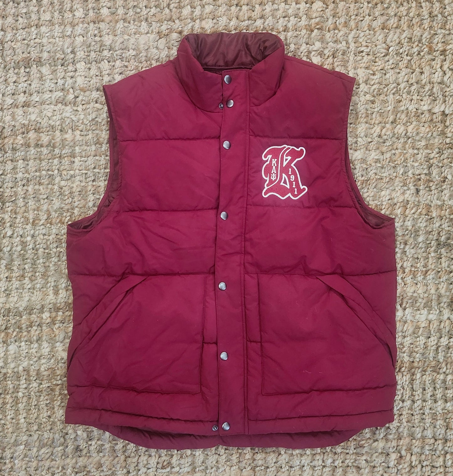 Kappa Alpha Psi Cursive K Puff Vest