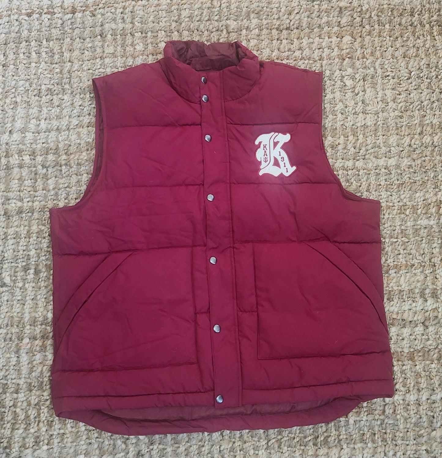 Kappa Alpha Psi Cursive K Puff Vest