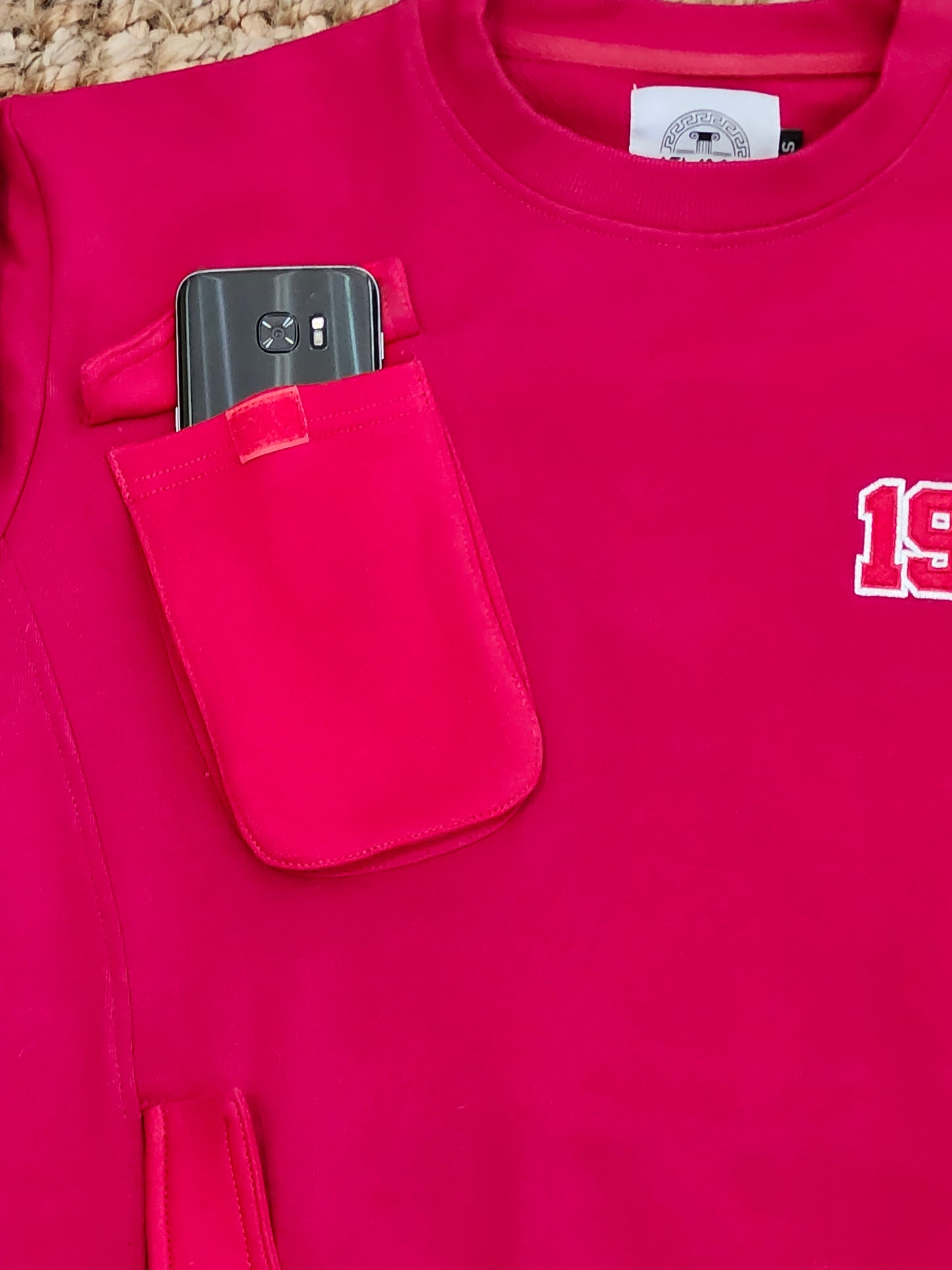 Diamond 1911 Two Tone Red Crewneck Sweater