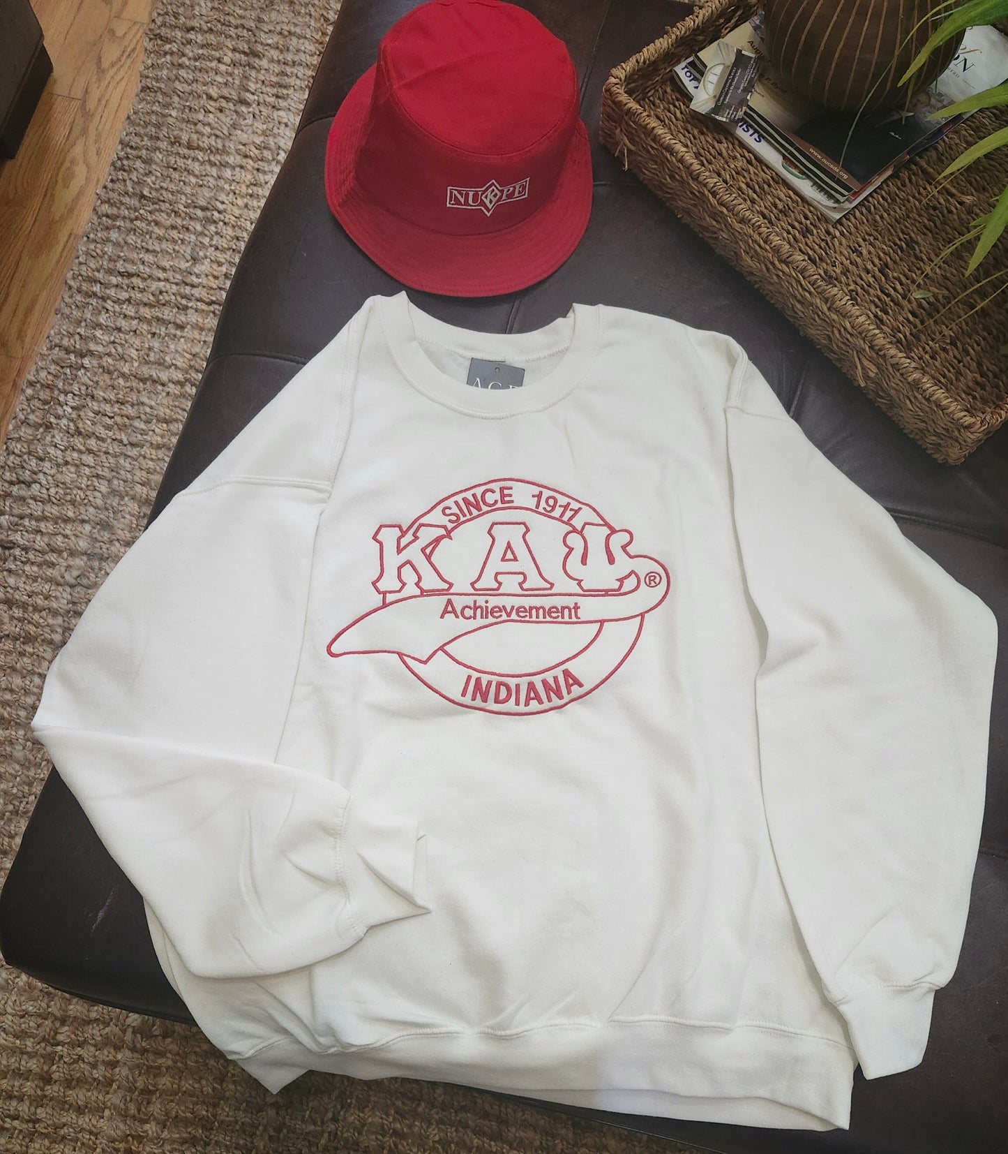 Kappa Alpha Psi Bucket hats- Krimson / Kream or Red and White