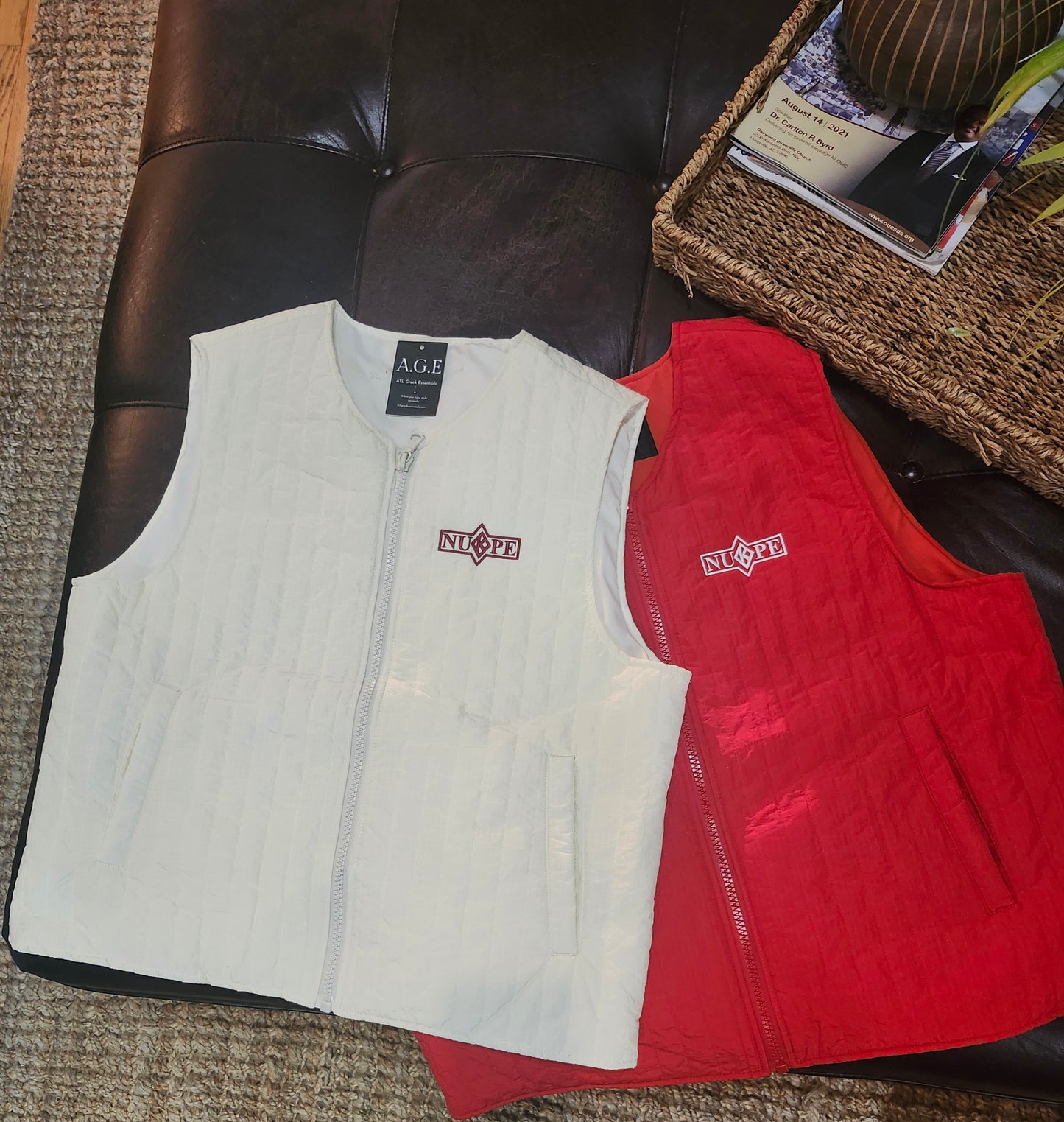 Kappa Alpha Psi NUPE Nylon Zip up Vest