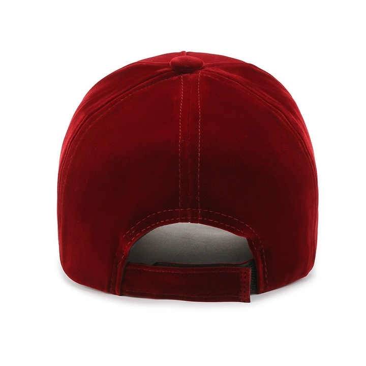 VELOUR KRIMSON AND KREAM DIAMOND HAT